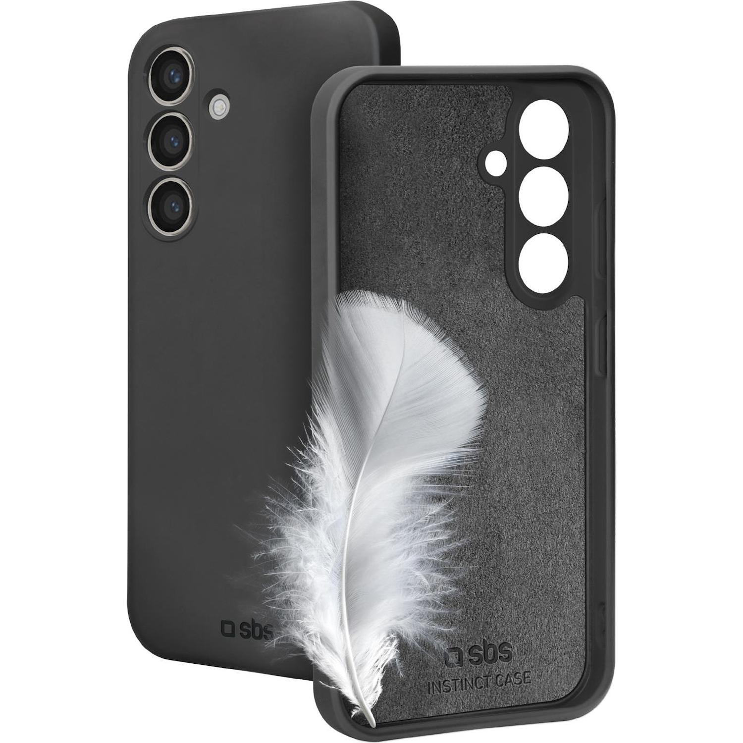 Cover Instinct SBS per Samsung Galaxy S25 nero