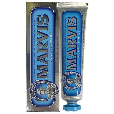 Marvis Aquatic Soft Cold Mint Flavour Luxury Italian Toothpaste 85ml 