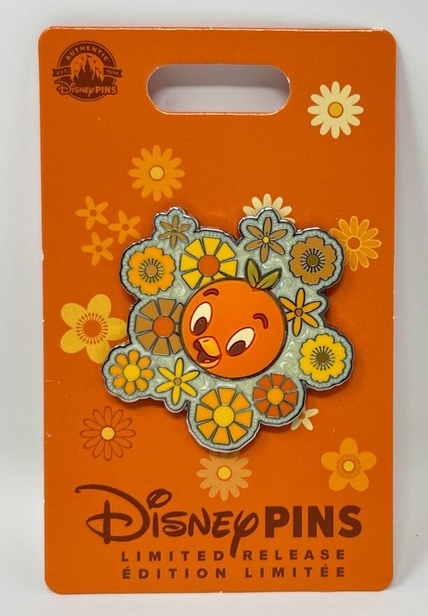 NEW ON CARD 2023 EPCOT Flower & Garden Festival ORANGE BIRD Pin Limited Release