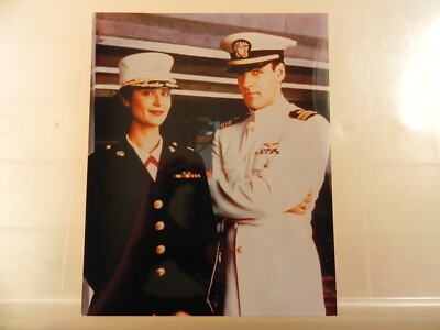 David James Elliott - Catherine Bell  JAG - 8 x 10'' High Gloss Photo in Uniform