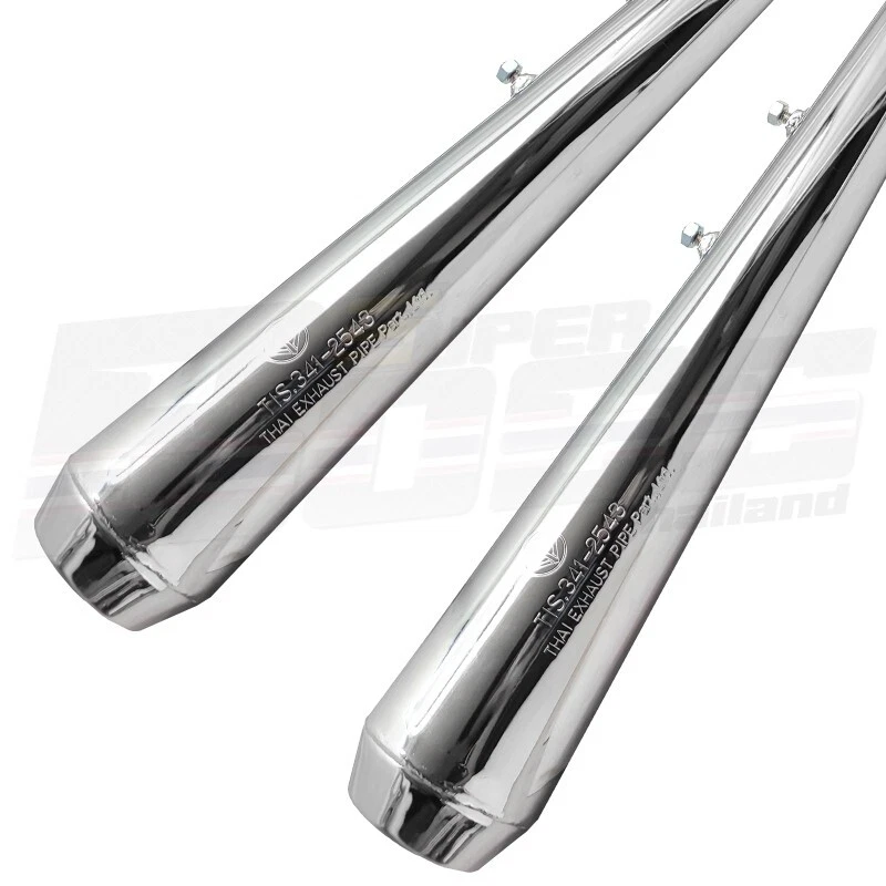 Silenciador de escape para HONDA CB250 CB350 R+L ***Estilo PT*** Foto 4 de 4