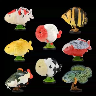 Animal Planet Animal Heavenly Body Statue 21 Ver. 9Pcs Cyprinus Carpio Statue
