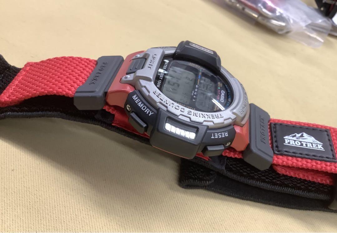 CASIO PROTREK PRG₋40（Red） Casio Protrek Triple Sensor (PRG-110C)