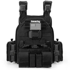 Body Tactical Vest Front Back Magnetic Carrier Adjustable Tactical Vest Guard