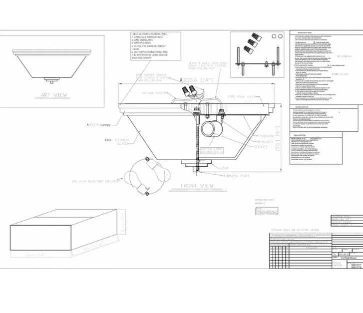 Thomas Lighting - Pittman -Two Light Flush Mount   Brushed Nickel Finish Ceiling - Image 3 of 4