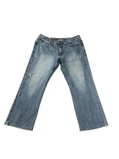 Flypaper Mens Jeans  Bootcut Blue 36x30