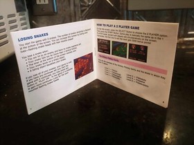 SNAKE RATTLE N ROLL Nintendo NES Game Original 1990 Instruction Manual Booklet