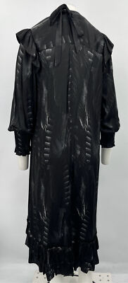 AllSaints Lara Silk Blend Viola Midi Dress in Black sz 4 | eBay