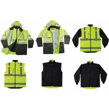 Game #1355 XL 6 in 1 Hi-Vis Jacket