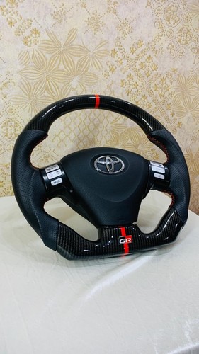 TOYOTA COROLLA, 9-12 , COMPLETE STEERING WHEEL WITH CARBON FIBER - Picture 6 of 8