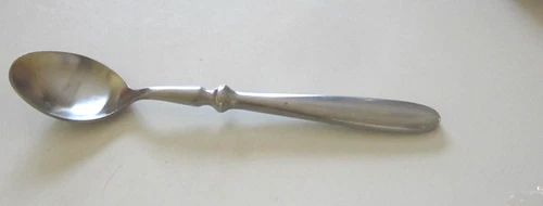 HAMPTON SILVERSMITHS BISTRO TEASPOON, SATIN FINISH, 6 5/8"