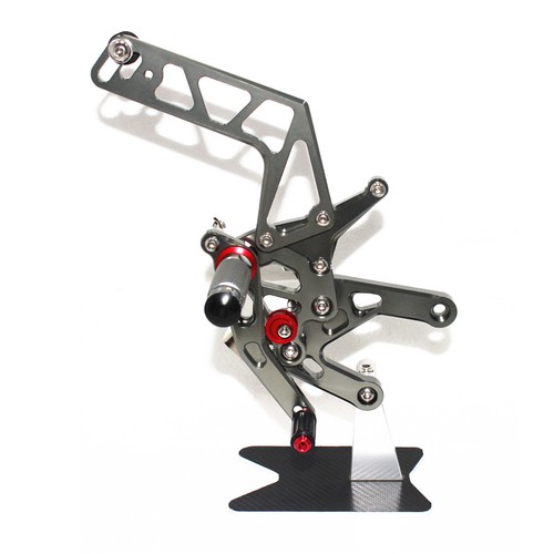 MAD-MOTO Rearset Footrest Foot Pegs Pedals For YAMAHA YZF-R1 R1M S 2015-2023 GY - Picture 8 of 10