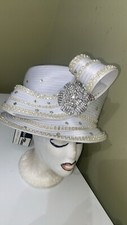 NWT Gorgeous White Church/Dress Hat By Ben Marc