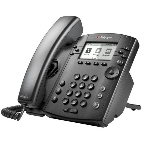 Polycom VVX 310 6-line Entry-Level Business Media Phone w/ Power Supply
