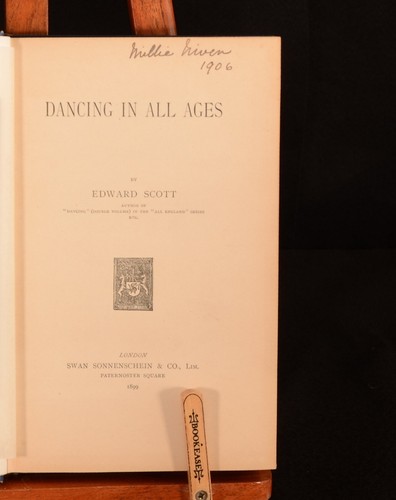 1899 Dancing in All Ages Edward Scott First Edition Illustrated - Picture 4 of 8