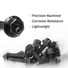 For Triumph Speed Triple 955i 99-04 03 CNC Brake Master Cylinder Bolts Set BLACK