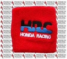 HONDA RACING HRC CBR-RR 600 900 1000 BRAKE RESERVOIR COVER IN RED