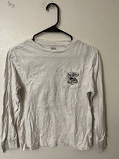 Polo Ralph Lauren boys long sleeve t-shirt, youth Medium 10-12 White Graphic
