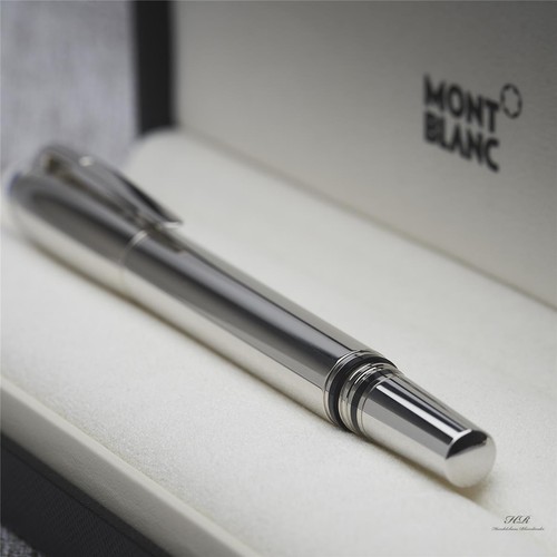 Montblanc Starwalker Metal Line con tappo blu n.118875 penna stilografica 2019 - Foto 3 di 7