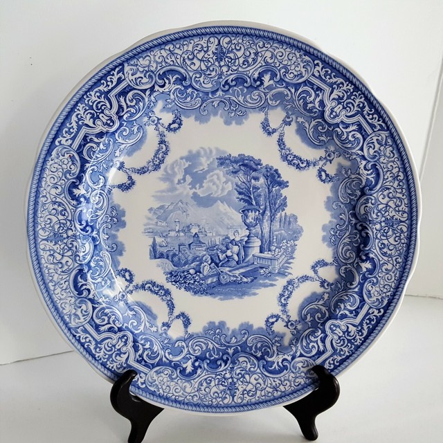 Spode Blue Room Collection CONTINENTAL VIEWS Dinner Plate Made in
