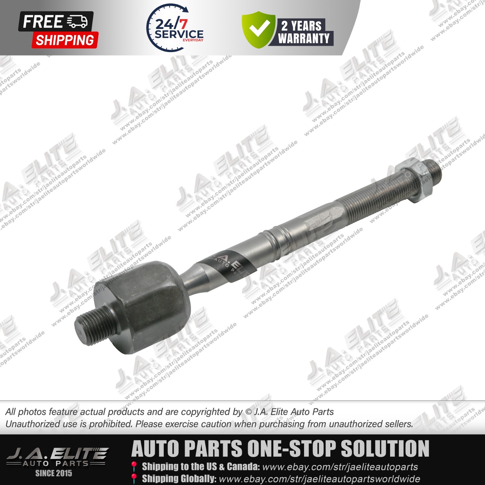 4pcs Inner & Outer Tie Rod End for Maserati Quattroporte, Electronic Steering