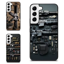 Hard TPU Case For Samsung Galaxy Z Fold Flip 3 4 5 6 assault rifle