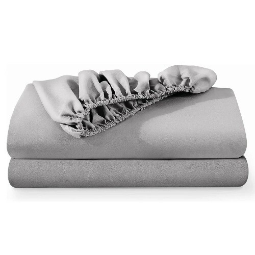 Luxury Egyptian Cotton Fitted Bed Sheet with Elastic Bands 400TC Mattress Cover - Picture 16 of 42