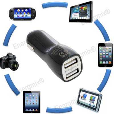 Sony Experia Auto KFZ USB Lade Adapter Ladegerät 12V 24V 5V Doppel 2x USB