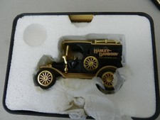 Harley Davidson 1913 Ford Model T Van Dime Bank Die Cast 1:43 Tin Unused