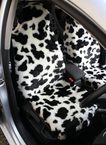 Luxury Faux Fur Car Seat Covers, Cow Car Seat Insert