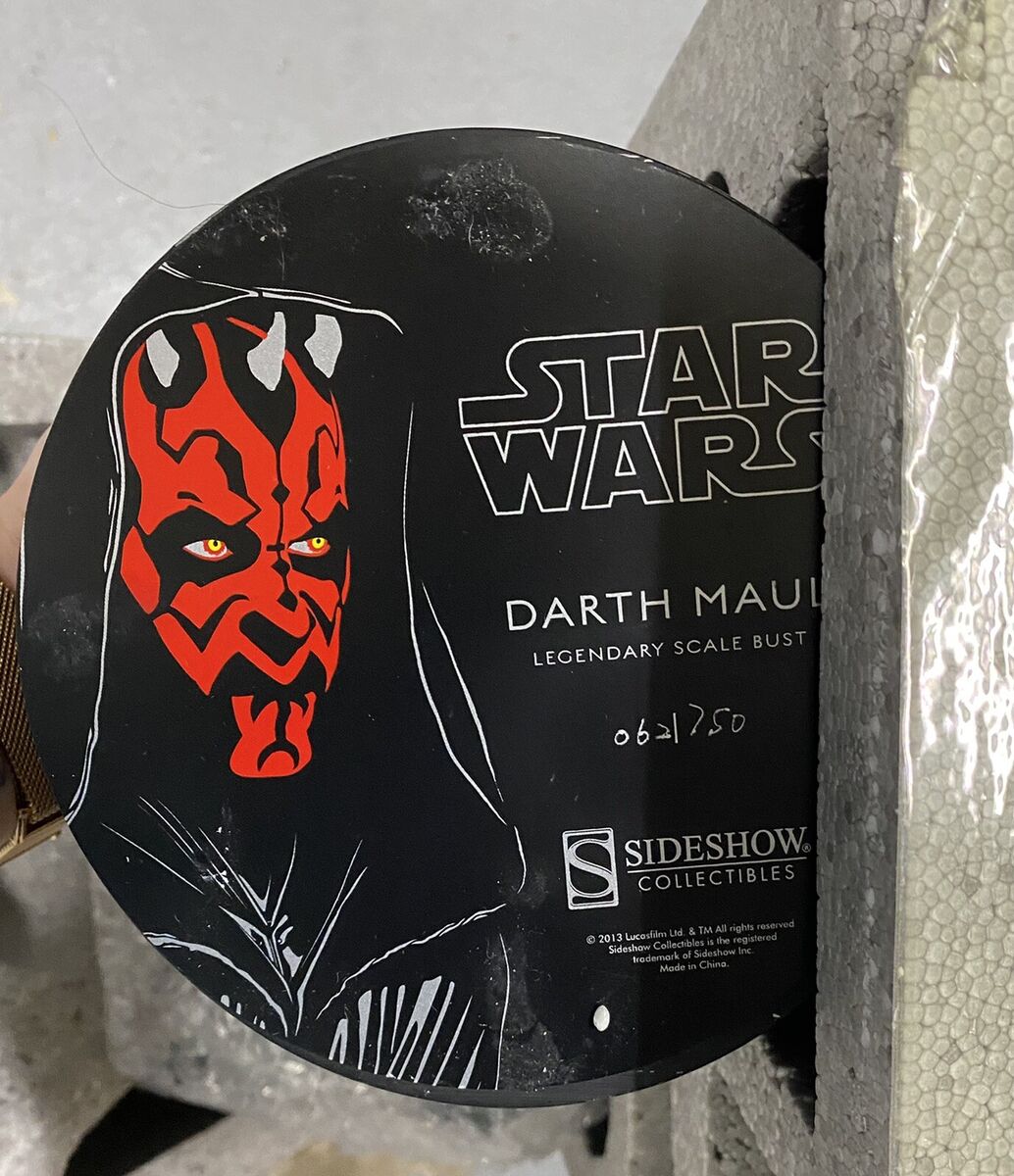 Star Wars Darth Maul Legendary Scale Bust #062/750 Sideshow Star Wars Darth Maul Legendary Scale Bust #062/750 Sideshow