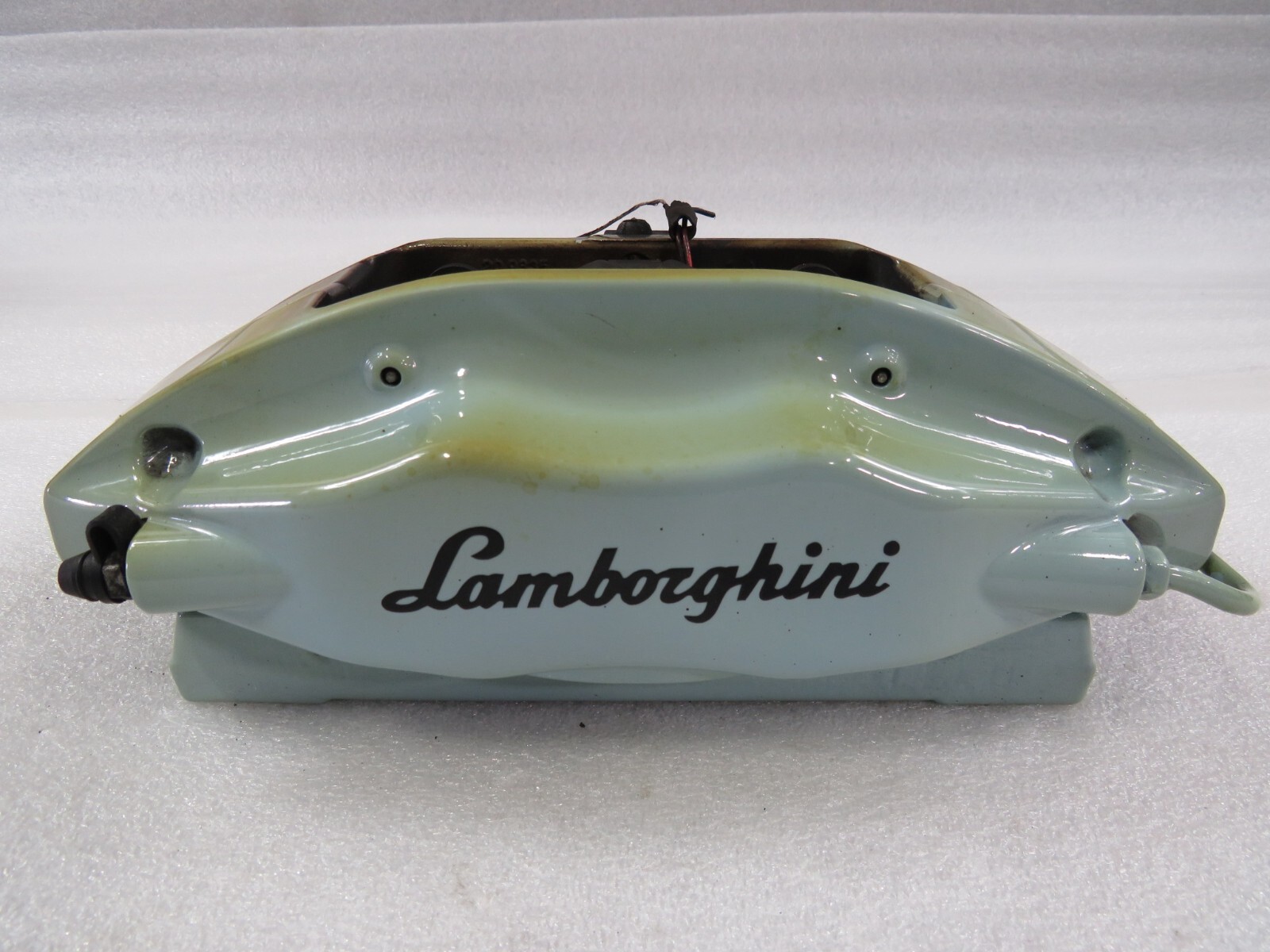 Lamborghini Gallardo, RH, Right, Rear Brake Caliper, Light Blue, Fire Dmg, Used