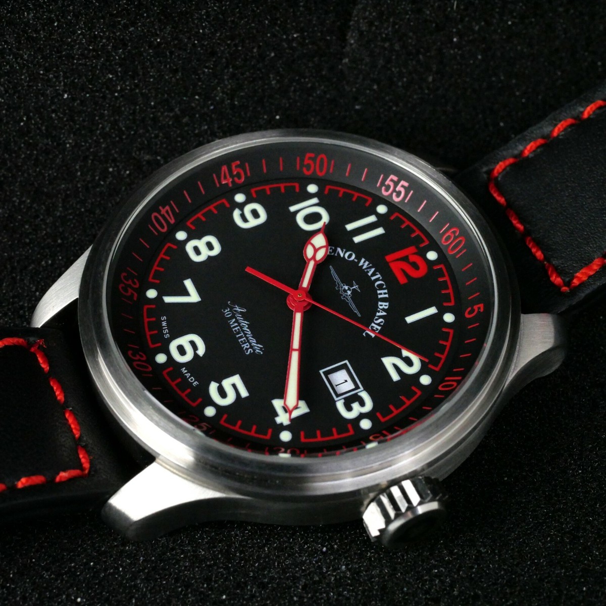 Zeno-Watch Basel OS Pilot Minute bezel Automatic Swiss Men's Watch