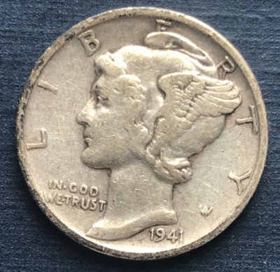 1941 10C Mercury Dime Double Die Date (41)