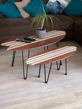 Surf Couchtisch, Kaffeetisch, Sofatisch, Beistelltisch, Wohnzimmertisch, Tiki