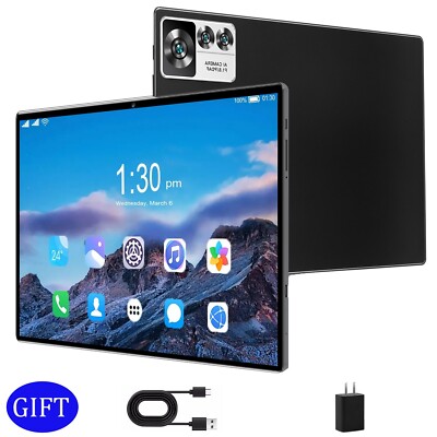 2024 5G Tablet Android 14 Brand New 10.1 Inch 12GB RAM 256GB ROM Tablet 8MP+13MP