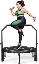 450LBS Foldable Mini Trampoline,40"Fitness Trampoline with Bungees