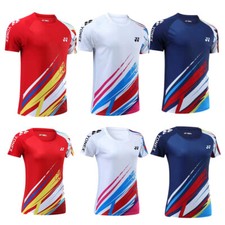 Men's Badminton T-SHIRTS Tennis clothes Polyester Sports short sleeve Tops