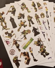 Amazing Lot of Nickelodeon Teenage Mutant Ninja Turtles Sticker Lot Over 150...