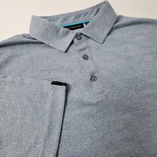 Devereux Herren XL Grau Kurzarm Stretch Golf Poloshirt - Bild 1 von 8