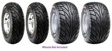(2) New 19x6-10 & (2) 18x10-10 Duro Scorcher Hard Surface Sport ATV Tire Set