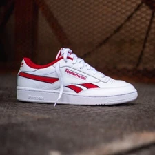 Reebok Club C Revenge Men’s Sneaker White Tennis Shoe Athletic Trainers #3713