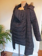 Seraphine Maternity & Babywearing Navy Quilted Coat Jacket Size 10