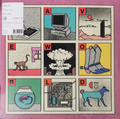 Viagra Boys - Cave World 2022 LP, Album, Red Year0001, Year0001