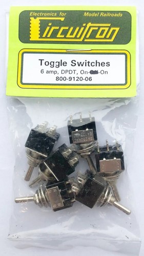 Circuitron ~ Interruptores en miniatura - DPDT encendido ~ 800-9120-06 | Zustand: New