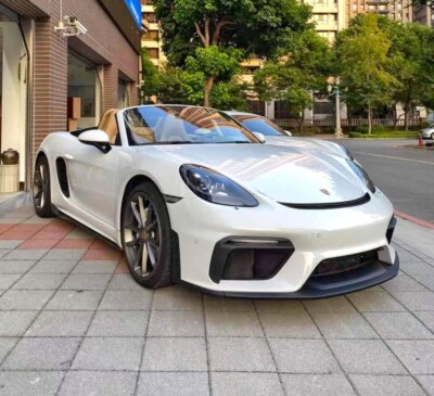 ４分　バーベンダー FOR 17-22 PORSCHE 718 982BOXTER/CAYMAN GT4 STYLE FRONT