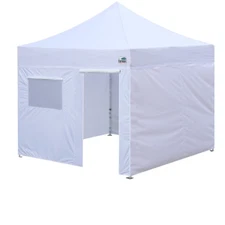 10x10 Ez Pop Up Shade Canopy Instant Shelter Tent W/ Zipper Walls&Roller Bag