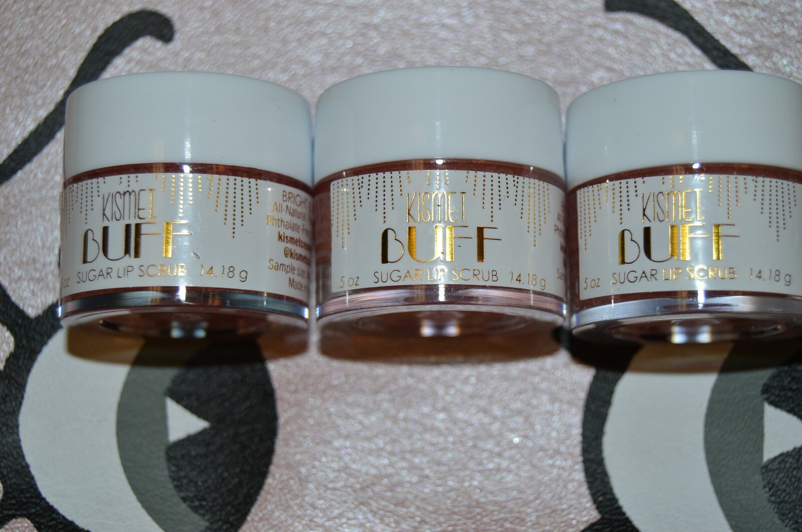 3X Kismet Buff Sugar Lip Scrub 0.5 Oz ea Brand New 