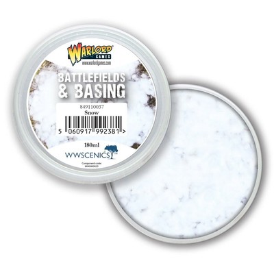 Basing Material and Textures Battlefields & Basing: Snow (180ml)