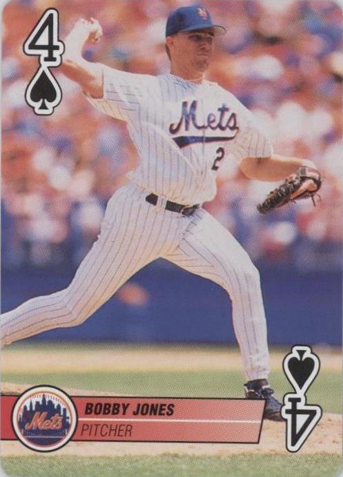 1995 Bicycle Baseball Aces Playing Cards - Bobby Jones #4S - 1 of 1